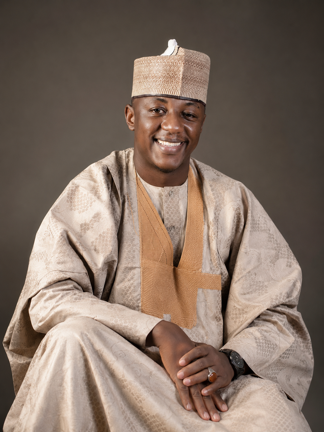 Hon. Hamza Suleiman Faskari addressing the press in Katsina State